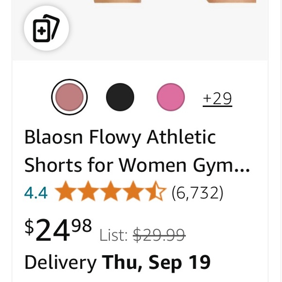 Blaosn Flowy Athletic Shorts for Women Gym Yoga Workout Running Tennis Skirt - Picture 1 of 5